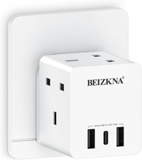 Multi Plug Adapter with 3 USB