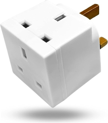 Way double plug adaptor - plug,