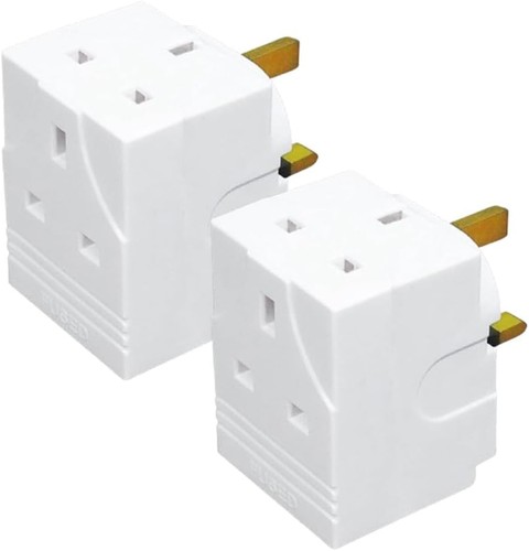 Way pin power plug adaptor - way,