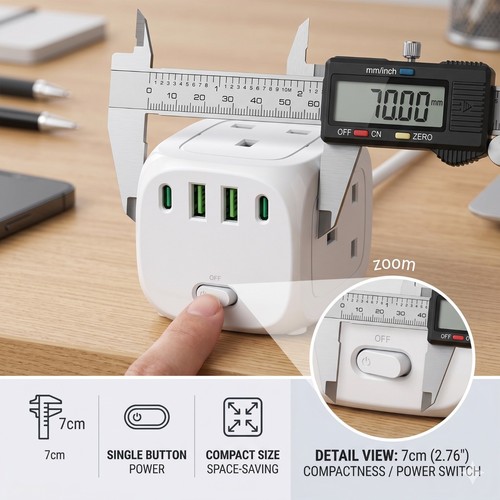 Cube extension lead with - with, usb