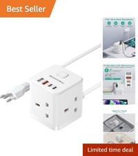 Portable UK to Brazil Plug