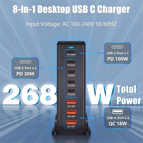 268w wall charger power strip - charger,