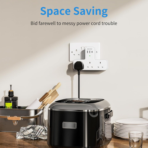 Mscien multi plug adaptor - plug, 6