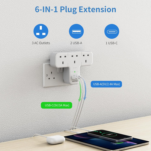 Mscien multi plug adaptor - multi,