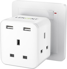 Multi Plug Extension with 2