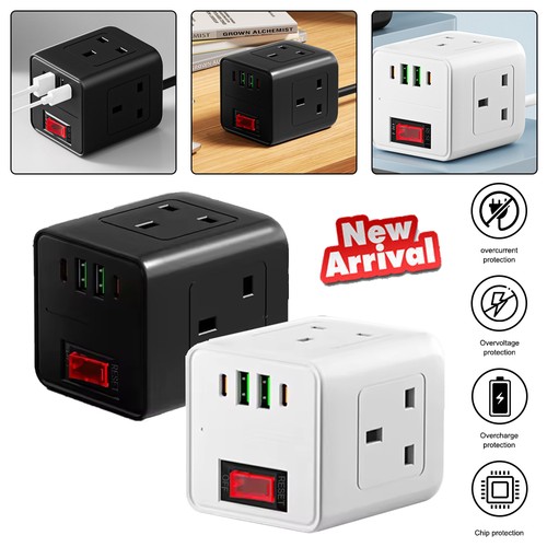 Way cube plug - 3-way,