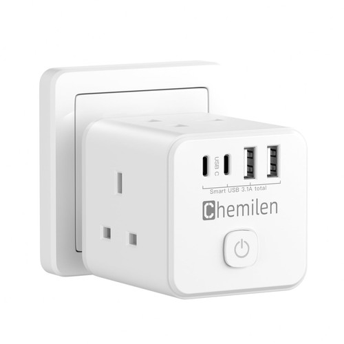 Multi plug adaptor with - with, 4