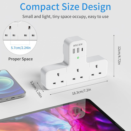 Multi plug adapter with - adapter,