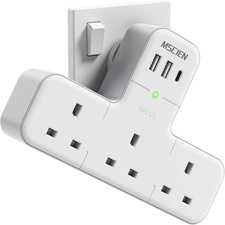 Multi Plug Adaptor, 6 in 1