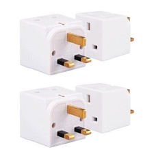 2 Pack 13A 2 Way 3 Pin Multi