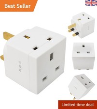 Portable 2 Way UK Plug Adapter