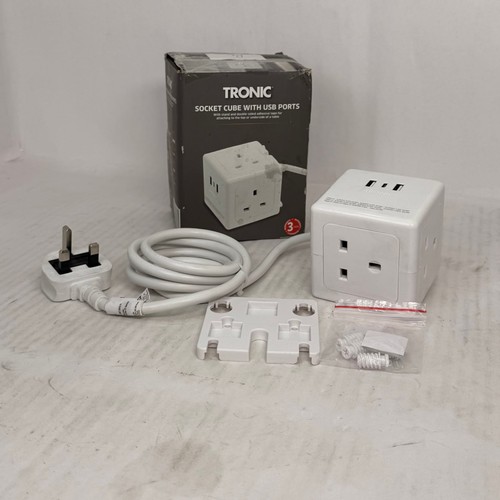 Tronic socket cube with usb - tronic, 3